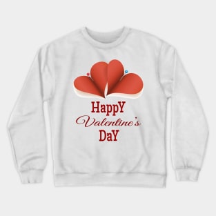 Valentines Day Card Crewneck Sweatshirt